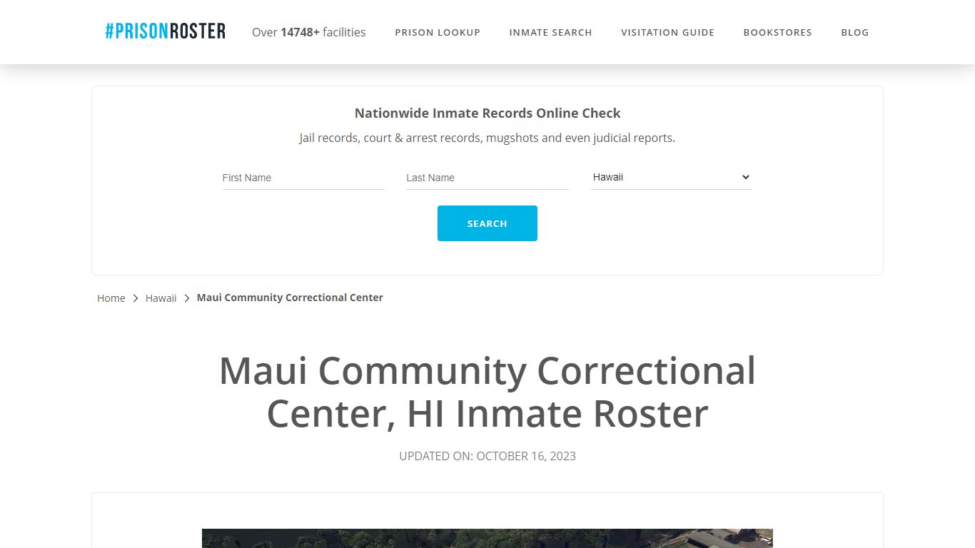 Maui Community Correctional Center, HI Inmate Roster - Prisonroster